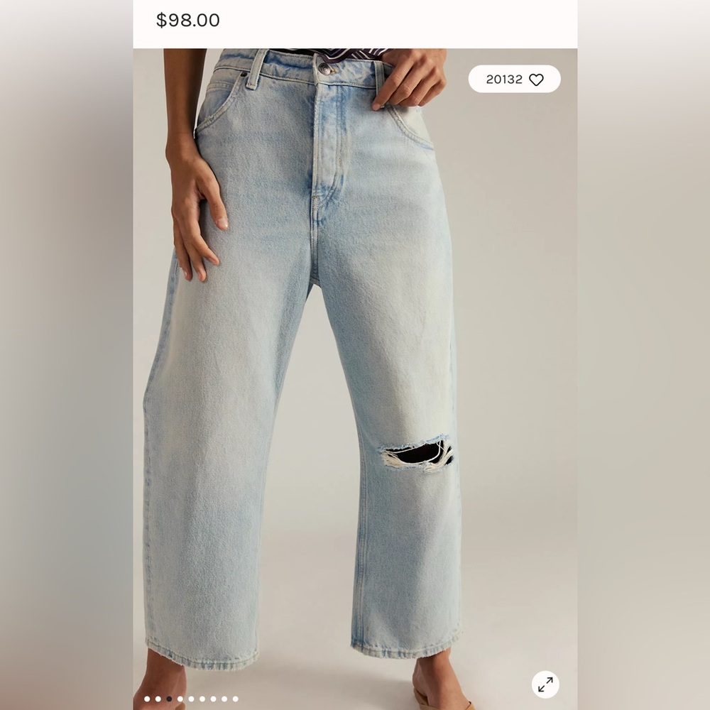 Free People - We The Free Deep Trance Dropped Boyfriend Jeans